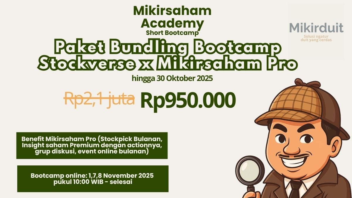 Promo Bundling Bootcamp Stockverse x Mikirsaham Pro langsung daftar di sini
