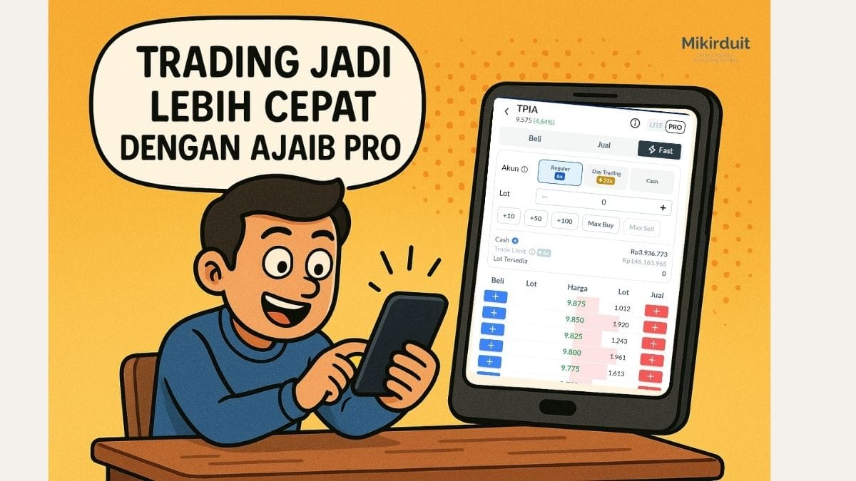 trading cepat dengan aplikasi Ajaib