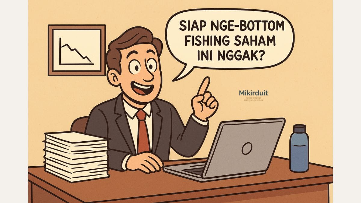 saham yang lagi growth kenceng tapi harganya masih lemot