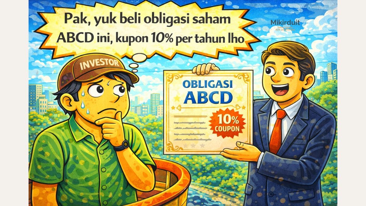 saham yang menerbitkan obligasi