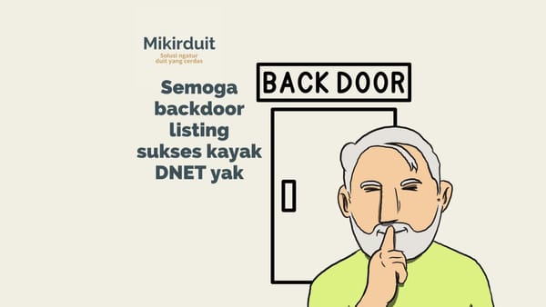 backdoor listing saham PANI
