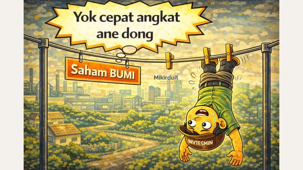 saham BUMI, BRMS, dan DEWA