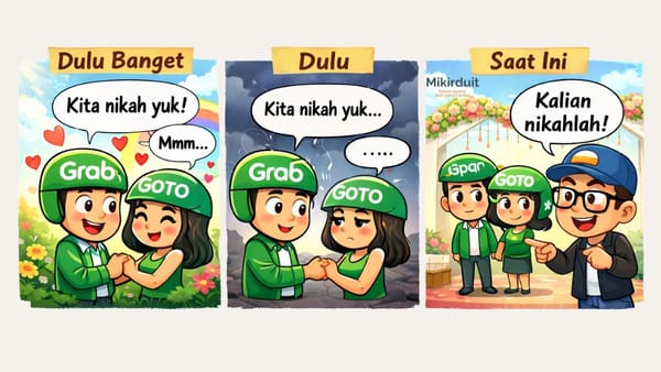 saham GOTO dan Grab