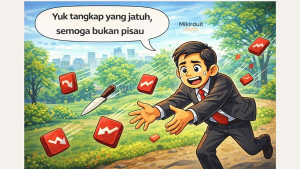 saham yang lagi turun