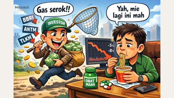 strategi saham saat market turun